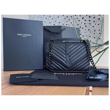 Yves Saint Laurent College Medium Crossbody Leer, Nieuw ! beschikbaar voor biedingen