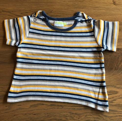 Gestreept t-shirt, maat 74, Ducky Beau, Kinderen en Baby's, Babykleding | Maat 74, Zo goed als nieuw, Jongetje of Meisje, Shirtje of Longsleeve