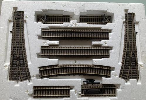 Fleischmann uitbreidingsset - H0 - 6191 - deel C, Hobby en Vrije tijd, Modeltreinen | H0, Gebruikt, Rails, Gelijkstroom, Fleischmann