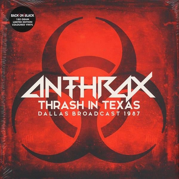 Anthrax – Thrash In Texas - Dallas Broadcast 1987, Ophalen of Verzenden, Nieuw in verpakking