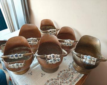 Antieke Koperen Kolenscheppen beschikbaar voor biedingen