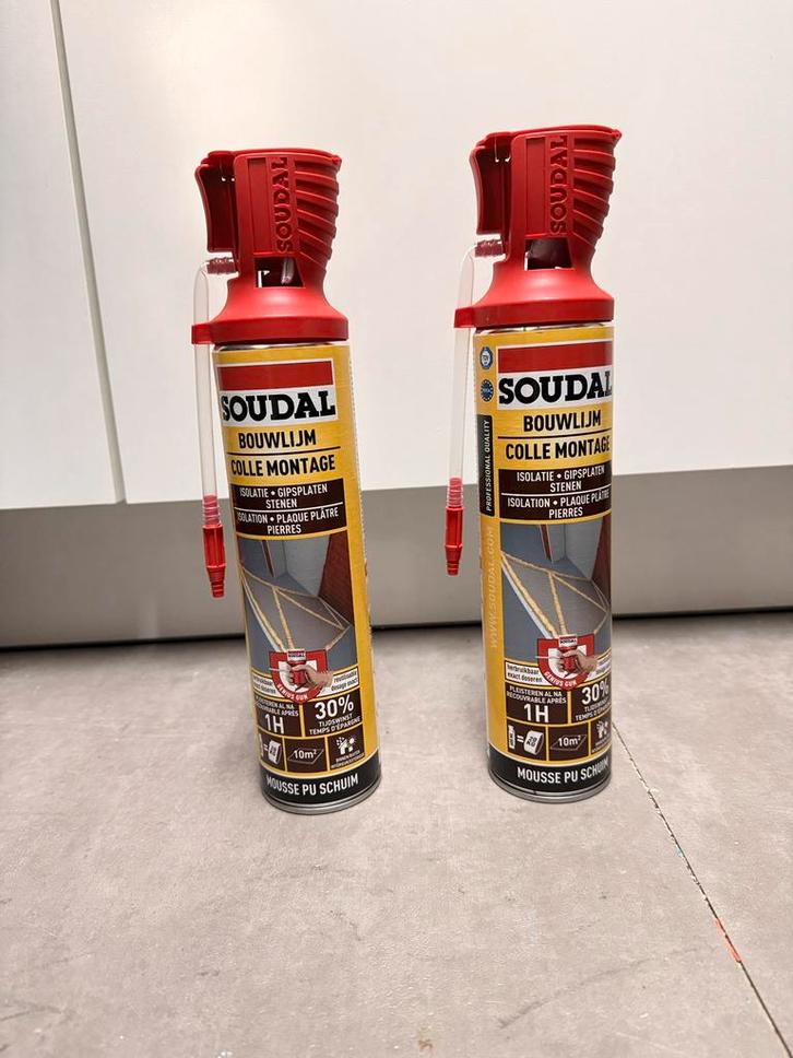 2x Bouwlijm Soundal Genius, Doe-het-zelf en Verbouw, Overige Doe-het-zelf en Verbouw, Nieuw, Ophalen of Verzenden