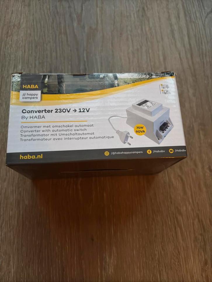 230V naar 12V Omvormer - Caravan, Camper, Boot, Caravans en Kamperen, Caravan accessoires, Nieuw, Ophalen of Verzenden