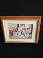 Kijk doos schilderijtje Anton Pieck, Minder dan 50 cm, Gebruikt, Onbekend, Ophalen of Verzenden