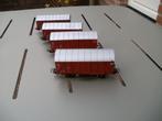 4x Marklin Ho goederenwagon no 4506+sluitverichting+ovp., Hobby en Vrije tijd, Modeltreinen | H0, Wisselstroom, Wagon, Ophalen of Verzenden