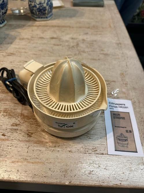 Philips Citruspers HR2201 - 1972, Huis en Inrichting, Keuken | Keukenbenodigdheden, Gebruikt, Ophalen of Verzenden