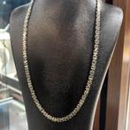 Zilveren platte koningsketting 925 zilver nieuw, Sieraden, Tassen en Uiterlijk, Ophalen of Verzenden