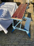 Handige Opvouwbare werkbank, Doe-het-zelf en Verbouw, Ophalen, Gebruikt, 70 tot 120 cm, Bankschroef