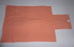 Cottonbaby dekenhoes wieg / kinderwagen oranje /wit geruit, Kinderen en Baby's, Kinderkamer | Beddengoed, Jongetje of Meisje, Dekbedovertrek