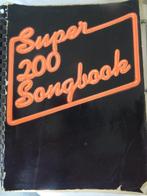 bladmuziek Super 200 songbook popmuziek muziek boek, Piano, Gebruikt, Ophalen of Verzenden, Artiest of Componist
