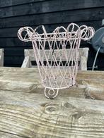 Brocante plantenbak ijzer, Tuin en Terras, Bloembakken en Plantenbakken, Gebruikt, Minder dan 30 cm, Minder dan 60 cm, Rond