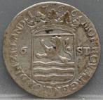 6 stuiver 1766 - scheepjesschelling 1766 Zeeland, Vóór koninkrijk, Verzenden, Zilver, Overige waardes