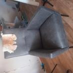 Nette fauteuil stoel grijs, Huis en Inrichting, Fauteuils, Ophalen of Verzenden, Zo goed als nieuw, 75 tot 100 cm, 50 tot 75 cm