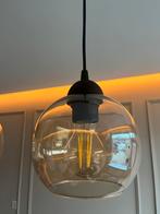 Amber Glas Hanglamp, Huis en Inrichting, Lampen | Hanglampen, Ophalen, Nieuw, Glas, Minder dan 50 cm