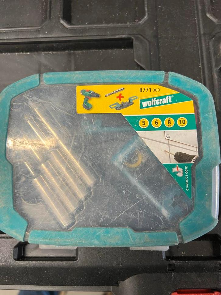 Diamant Boor Setje - Wolfcraft, Doe-het-zelf en Verbouw, Gereedschap | Handgereedschap, Zo goed als nieuw, Ophalen of Verzenden