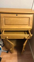 Secretaire bureau te koop eiken, Ophalen, Gebruikt