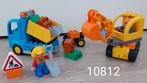 Kiepwagen en graafmachine - complete set 10812, Kinderen en Baby's, Speelgoed | Duplo en Lego, Ophalen of Verzenden, Zo goed als nieuw