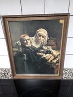 Karel Ooms de verboden lectuur reproduktie, Antiek en Kunst, Kunst | Schilderijen | Klassiek, Ophalen of Verzenden