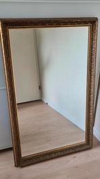 Spiegel met houten gedecoreerde lijst, Ophalen, Zo goed als nieuw, Rechthoekig, Minder dan 100 cm