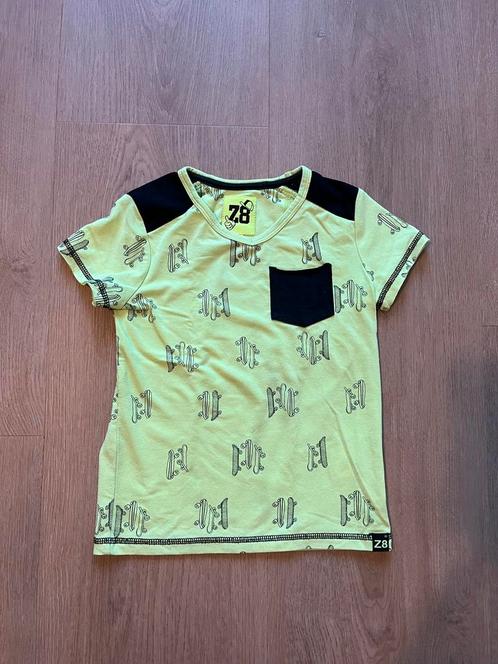 Shirt z8 jongen neon geel maat 104 / 110 style: Garry, Kinderen en Baby's, Kinderkleding | Maat 104, Gebruikt, Jongen, Shirt of Longsleeve