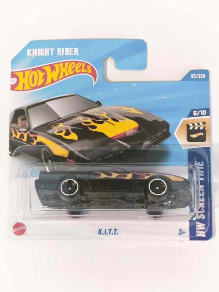 Hot Wheels Knight Rider KITT Auto Nieuw, Hobby en Vrije tijd, Modelauto's | 1:18, Nieuw, Auto, Hot Wheels, Ophalen of Verzenden