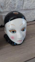 Vintage Franse Pierrot met opening voor accessoires, Verzamelen, Beelden en Beeldjes, Ophalen of Verzenden, Zo goed als nieuw