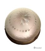 Groot plafondlamp - plafonnière klassiek - koper brons, Huis en Inrichting, Lampen | Plafondlampen, Ophalen of Verzenden, Zo goed als nieuw