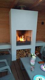 50% KORTING: STAAL EN CHAMOTTE BUITEN OPENHAARDEN OP=OP !!!, Tuin en Terras, Ophalen, Nieuw