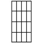 Inloopdouchescherm douchescherm glas zwart GRATIS BEZORGD!, Verzenden, Nieuw, Zwart