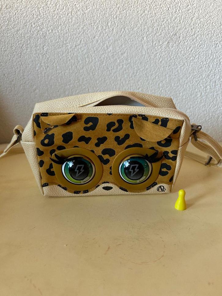 Purse Pets Leoluxe Leopard tas, Kinderen en Baby's, Kindermode-accessoires, Zo goed als nieuw, Ophalen of Verzenden