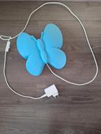 Vlinder Wandlamp - Blauw, Ophalen, Kunststof, Zo goed als nieuw, Modern