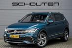 Volkswagen Tiguan 1.4 TSI eHybrid R-Line Pano HUD Leder Trek, Auto's, Gebruikt, Zwart, 4 cilinders, Blauw