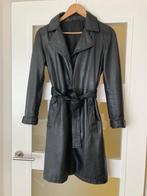 2ndDay leren dames trenchcoat, maat 34, Verzenden, Zwart, 2ndDay, Zo goed als nieuw