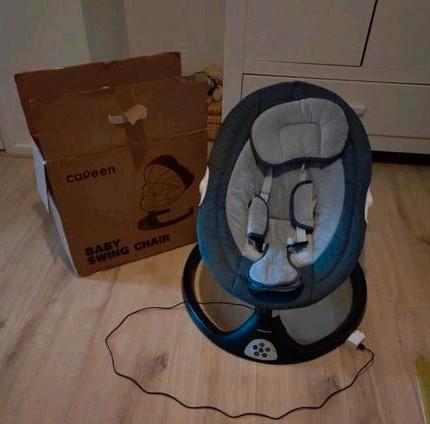Electrische schommelstoel, Kinderen en Baby's, Wipstoeltjes, Gebruikt, Overige merken, Ophalen of Verzenden