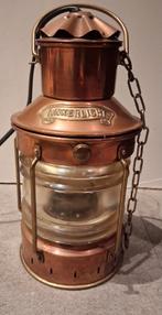 Koperen Ankerlicht heklicht Lamp, Antiek en Kunst, Ophalen of Verzenden
