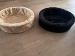 2 ronde hondenmanden Beige en zwart, Dieren en Toebehoren, Ophalen, Zo goed als nieuw
