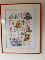 Merklap, ingelijst Winnie de Poeh., Ophalen of Verzenden, Winnie de Poeh of vrienden, Zo goed als nieuw, Overige typen