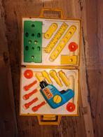 Fisher Price Tool Kit Vintage jaar 1977 gereedschap Koffer, Ophalen of Verzenden, Zo goed als nieuw, Speelset