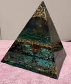 Orgonite Piramide met Gouden Steen & Calciet, Ophalen of Verzenden, Nieuw