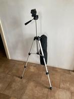 Lichtgewicht Camera Statief met Tas, Gebruikt, Minder dan 150 cm, Met balhoofd, Ophalen of Verzenden
