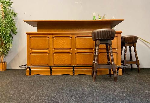 mooie eiken Duitse bar thuisbar huisbar mancave cafe tapkast, Huis en Inrichting, Barren, Gebruikt, Ophalen