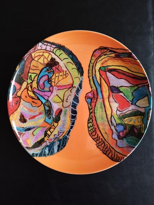 de Spiegelkamer, bord, Atteljee Triade Schoonhoven Keramiek, Antiek en Kunst, Antiek | Keramiek en Aardewerk, Ophalen of Verzenden