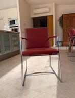 Leolux Eetkamerstoelen - 6 Stuks, Huis en Inrichting, Stoelen, Gebruikt, Leer, Ophalen of Verzenden, Vijf, Zes of meer stoelen