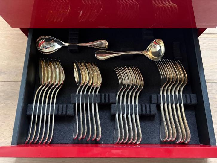 Robbe & Berking Französisch-Perl Bestekset 59-delig, Antiek en Kunst, Antiek | Bestek, Ophalen