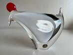 Vintage Czech Republic Glazen Kip Artglass Bohemian 80’s, Ophalen of Verzenden