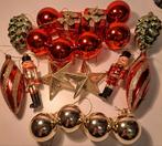 OPRUIMING Rood gouden kerstballen van 13,99 voor, Diversen, Kerst, Ophalen of Verzenden, Nieuw