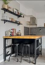 IKEA Vadholma Keukeneiland + 2 Barkrukken, Ophalen, Gebruikt, 100 tot 150 cm, 75 cm of meer