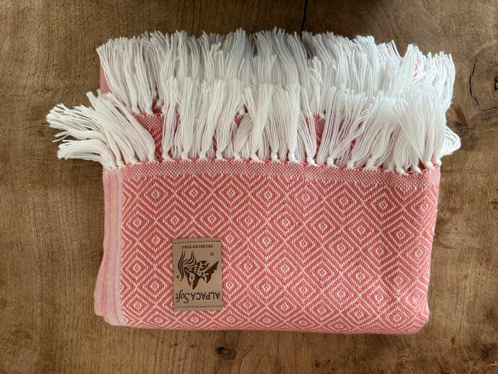 Alpaca plaid 170x135, Huis en Inrichting, Woonaccessoires | Plaids en Woondekens, Nieuw, Ophalen of Verzenden