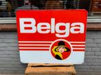 Belga oude reclame lichtbak plaat, Verzamelen, Merken en Reclamevoorwerpen, Gebruikt, ., Lichtbak of (neon) lamp, Ophalen of Verzenden