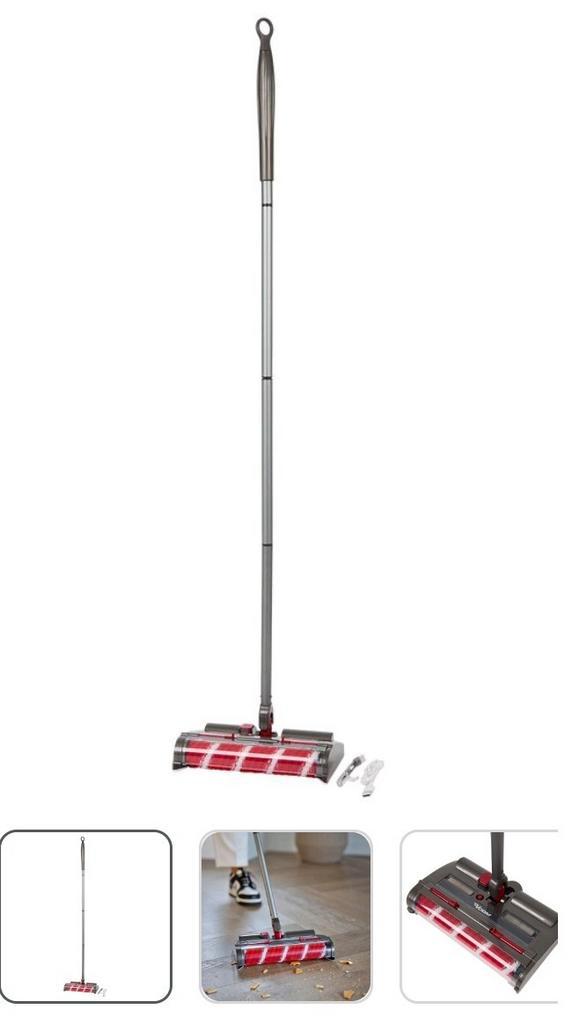 Voom SpinSweep snoerloze veegmachine, Witgoed en Apparatuur, Stofzuigers, Overige typen, Reservoir, Verzenden